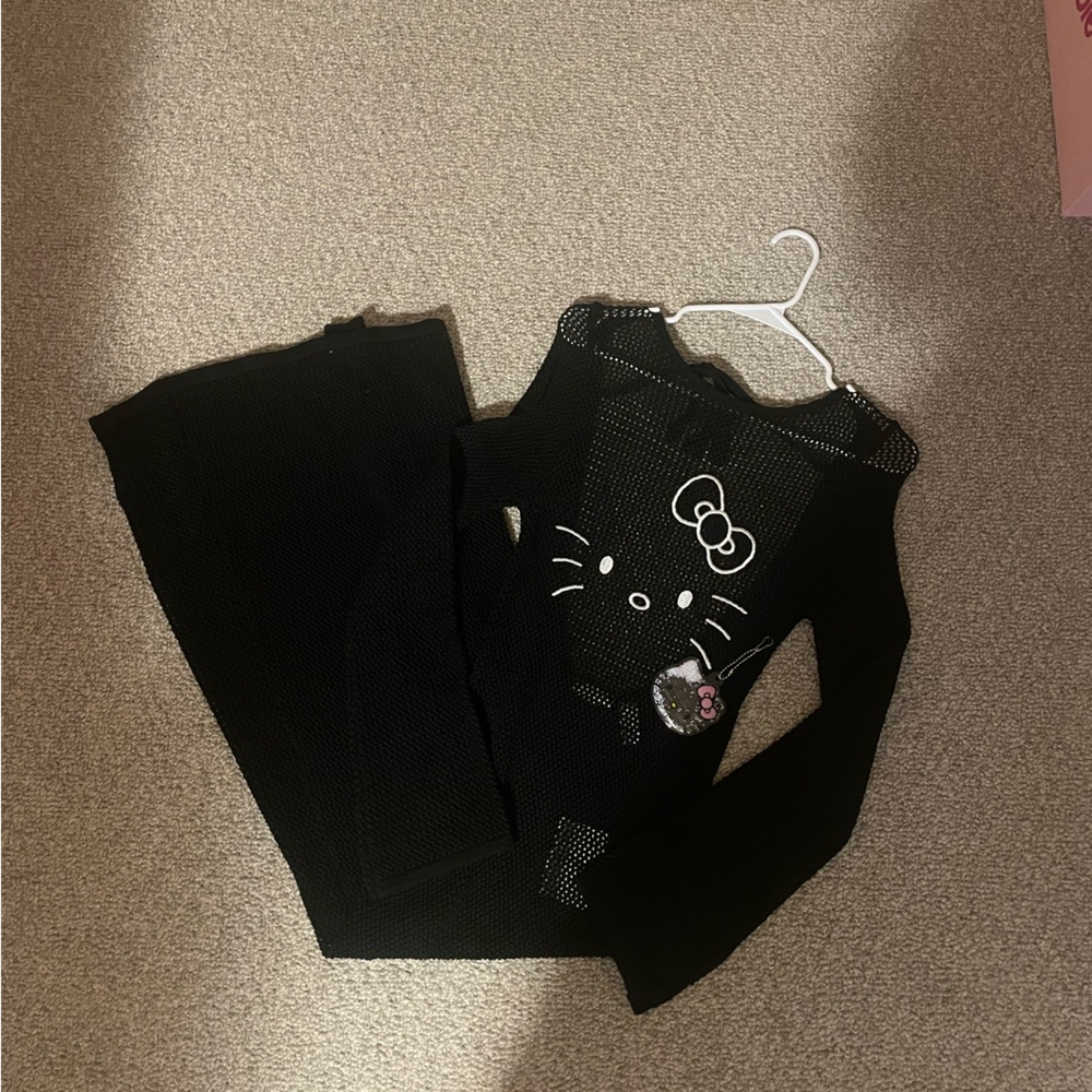 Hello Kitty Black Mesh Dress